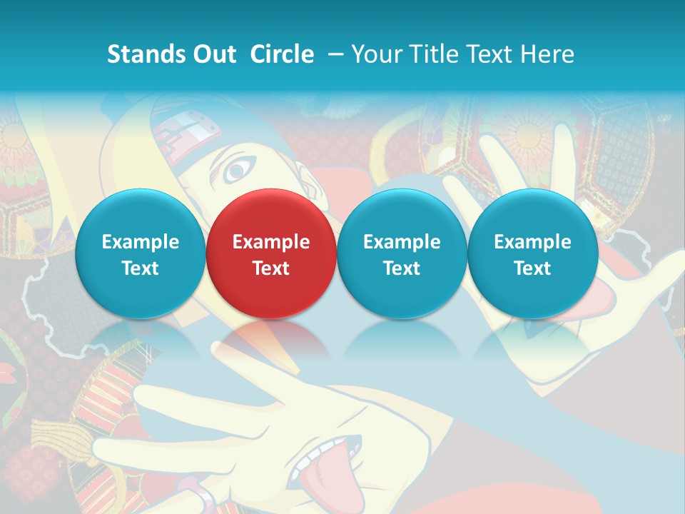 A Woman With A Surprised Look On Her Face PowerPoint Template