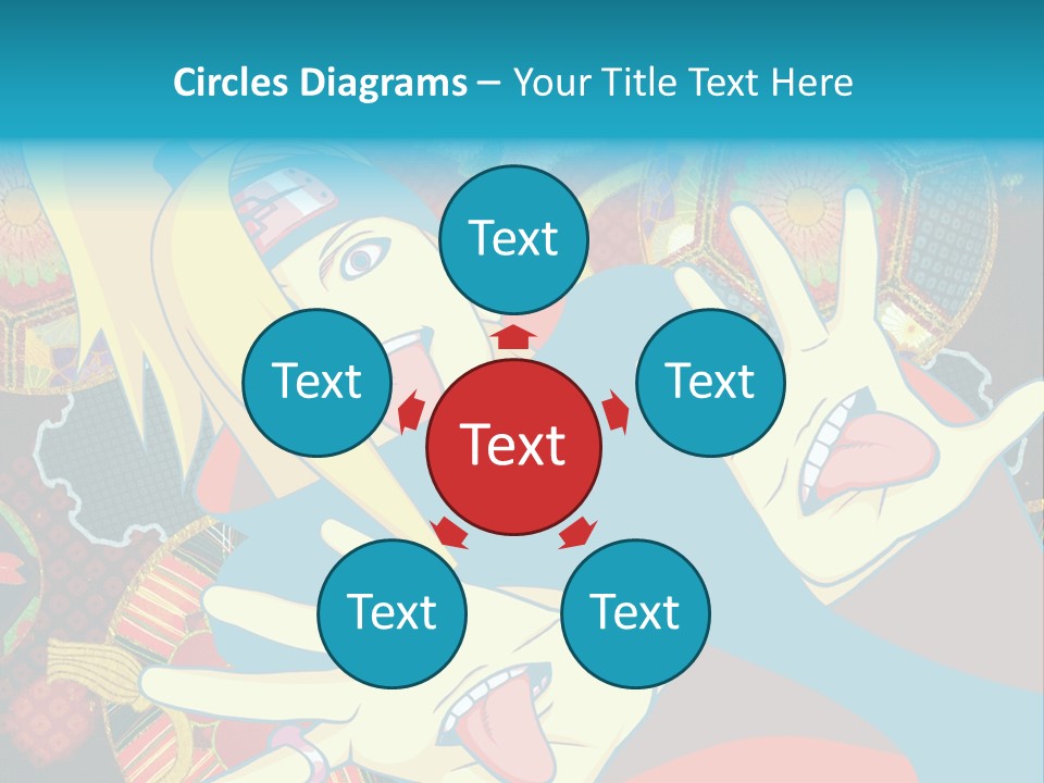 A Woman With A Surprised Look On Her Face PowerPoint Template