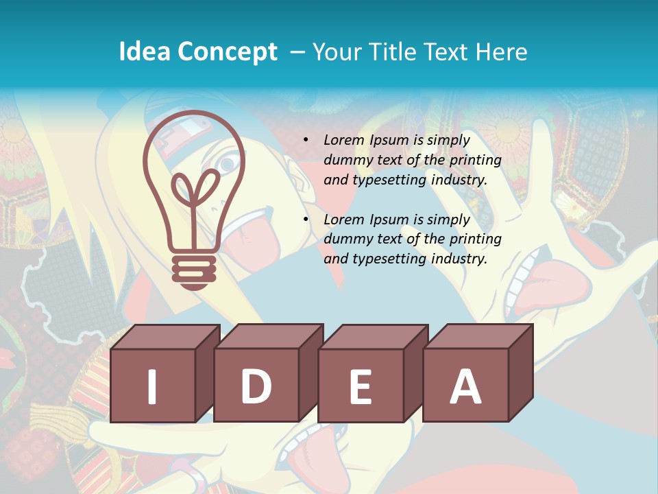 A Woman With A Surprised Look On Her Face PowerPoint Template