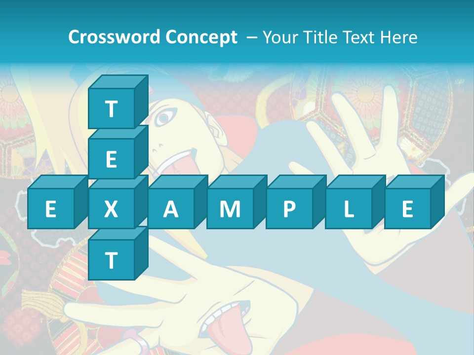 A Woman With A Surprised Look On Her Face PowerPoint Template