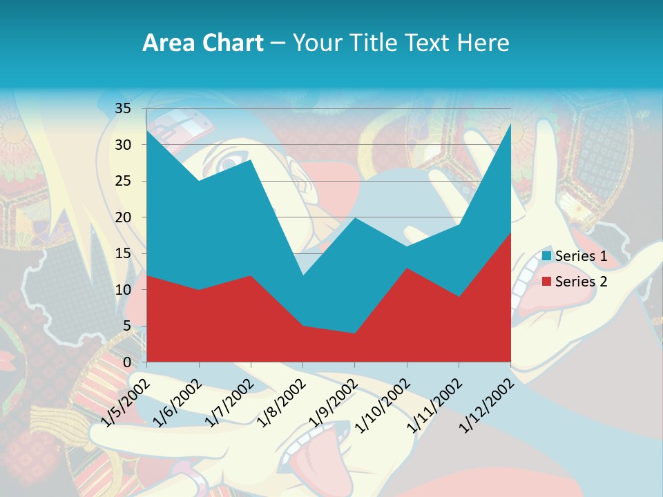 A Woman With A Surprised Look On Her Face PowerPoint Template