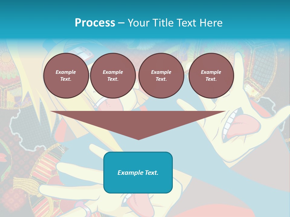 A Woman With A Surprised Look On Her Face PowerPoint Template