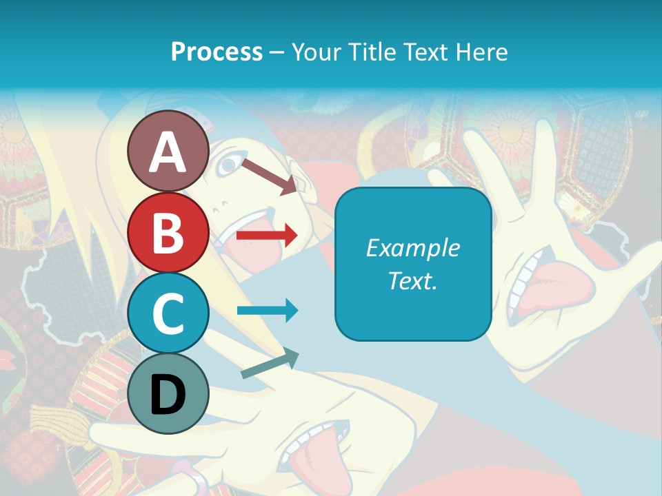 A Woman With A Surprised Look On Her Face PowerPoint Template