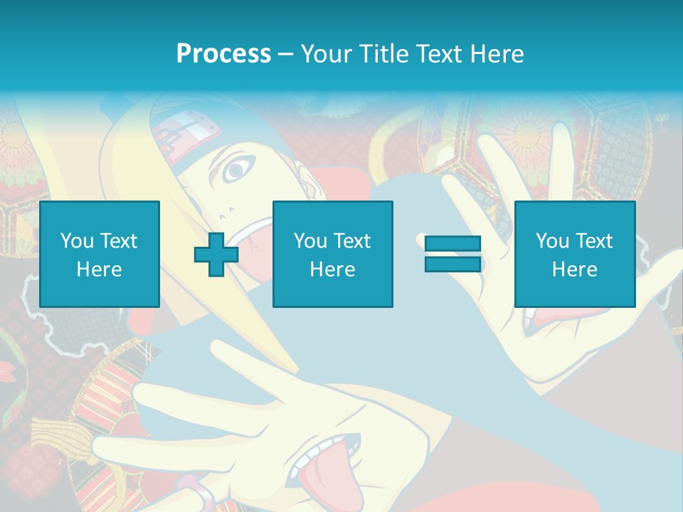 A Woman With A Surprised Look On Her Face PowerPoint Template