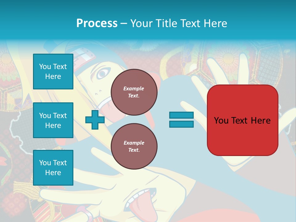 A Woman With A Surprised Look On Her Face PowerPoint Template
