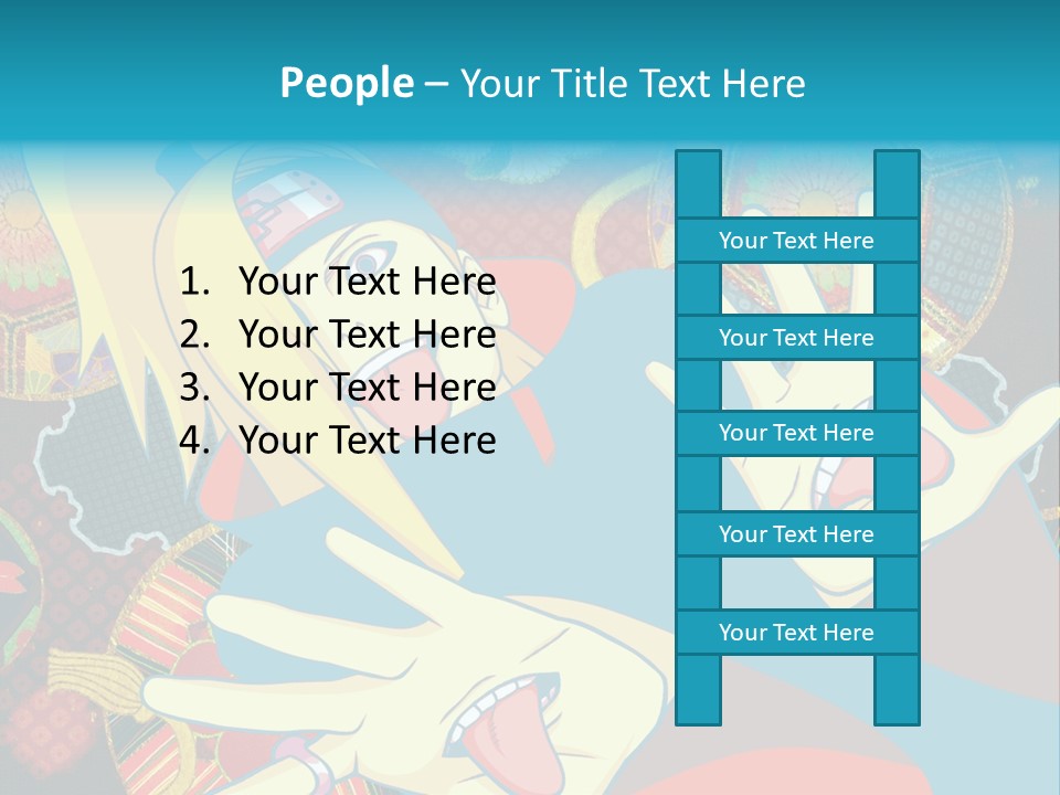 A Woman With A Surprised Look On Her Face PowerPoint Template