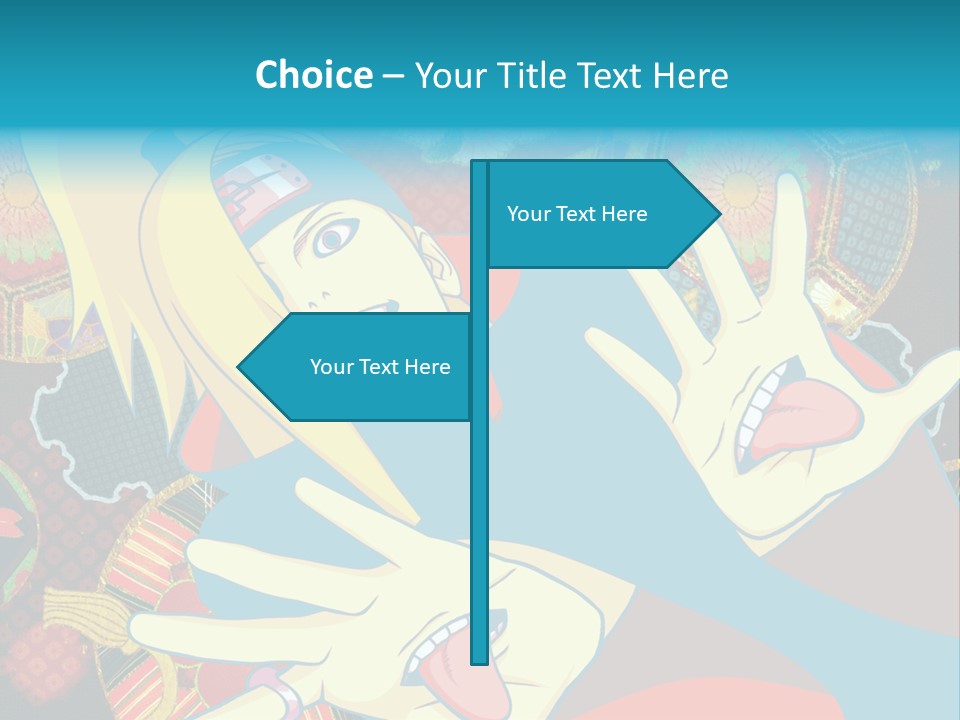 A Woman With A Surprised Look On Her Face PowerPoint Template