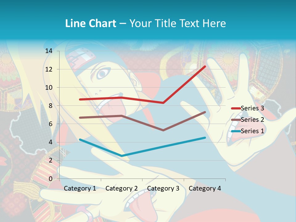 A Woman With A Surprised Look On Her Face PowerPoint Template