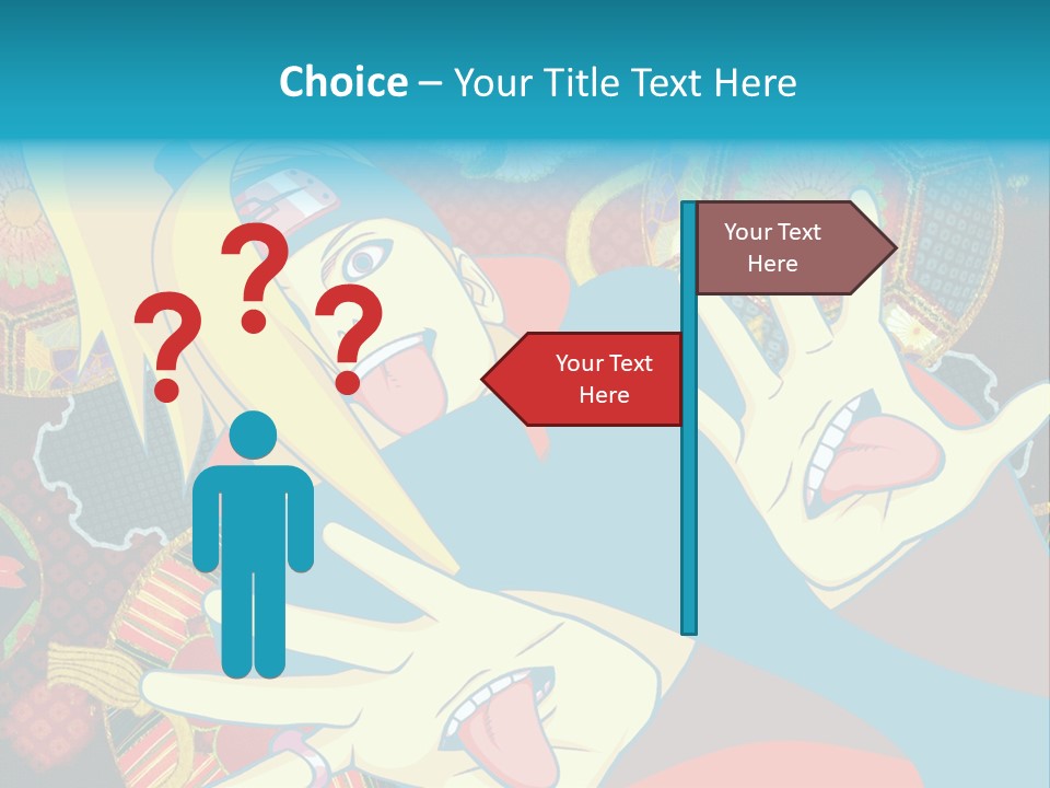 A Woman With A Surprised Look On Her Face PowerPoint Template