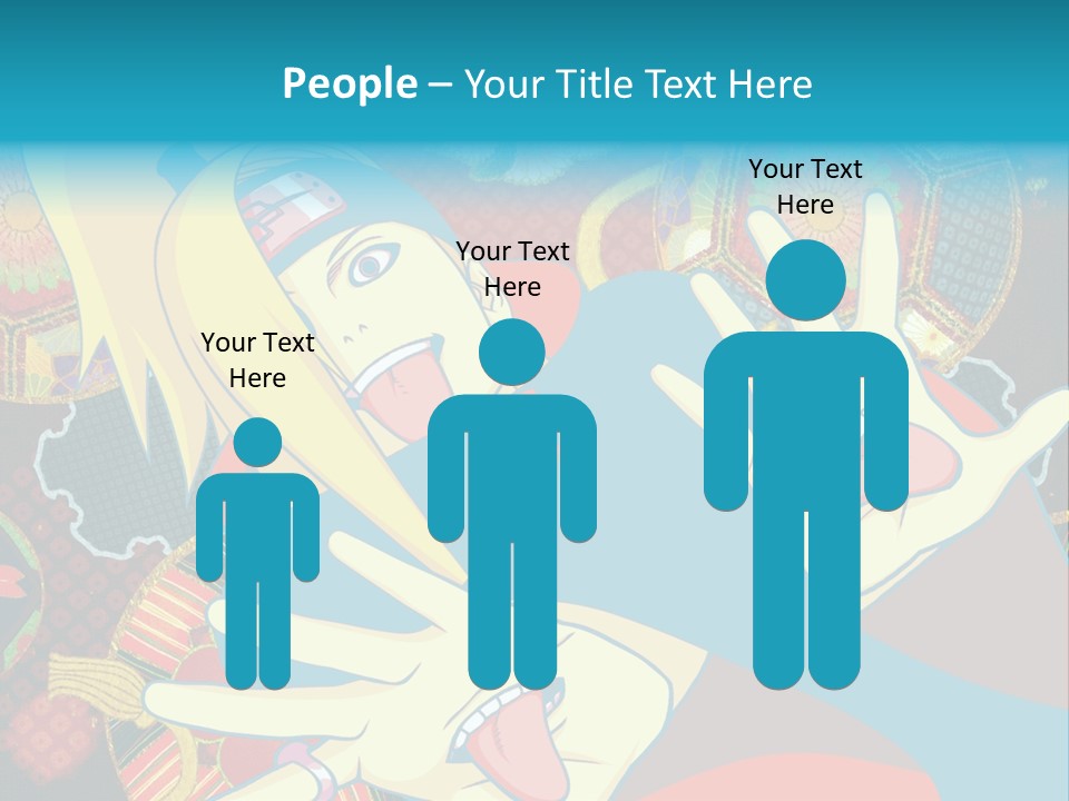 A Woman With A Surprised Look On Her Face PowerPoint Template