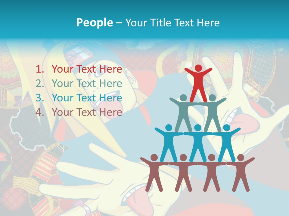 A Woman With A Surprised Look On Her Face PowerPoint Template