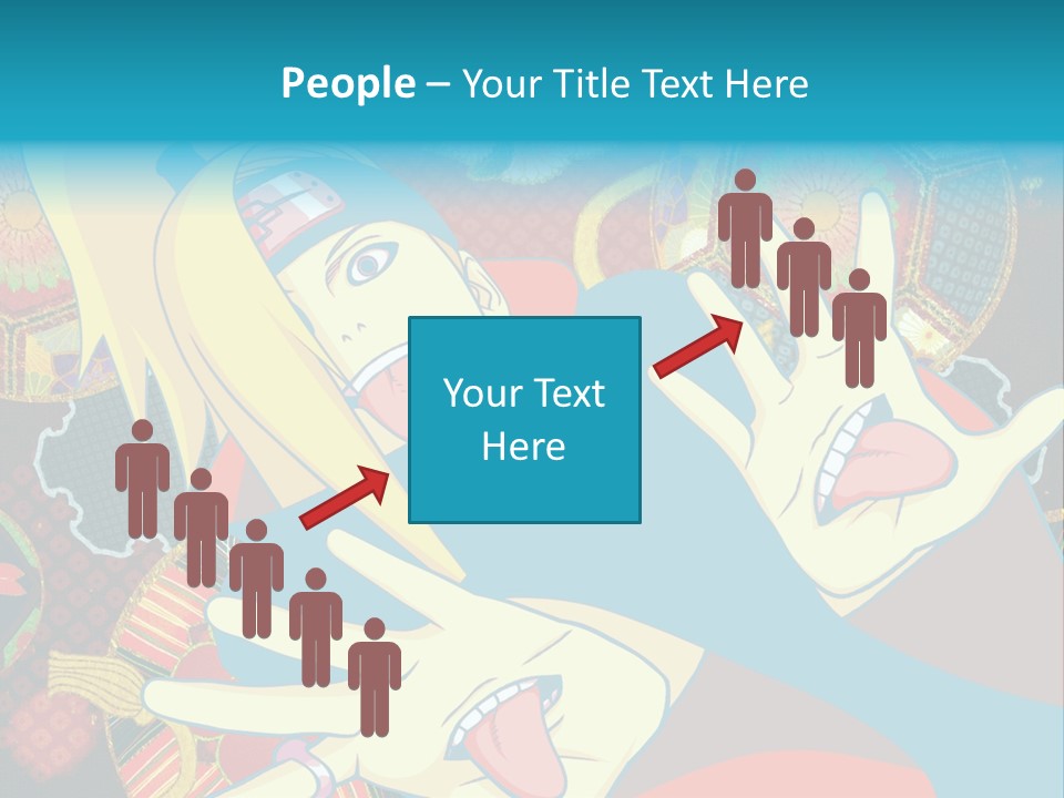 A Woman With A Surprised Look On Her Face PowerPoint Template