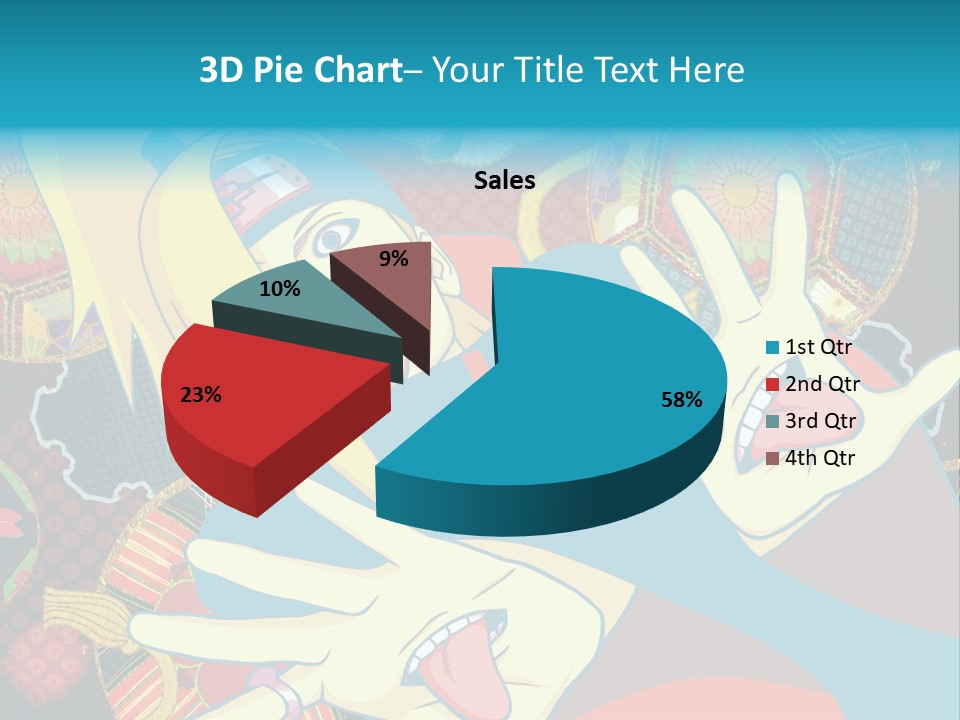 A Woman With A Surprised Look On Her Face PowerPoint Template