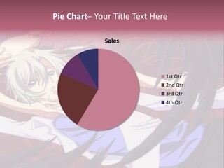 A Couple Of Anime Characters Hugging In Front Of An American Flag PowerPoint Template