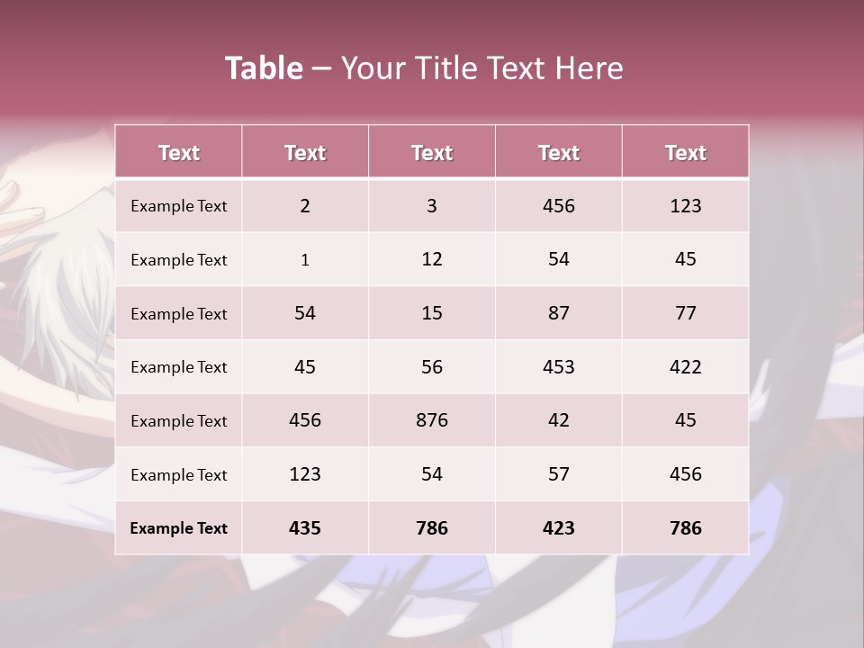 A Couple Of Anime Characters Hugging In Front Of An American Flag PowerPoint Template