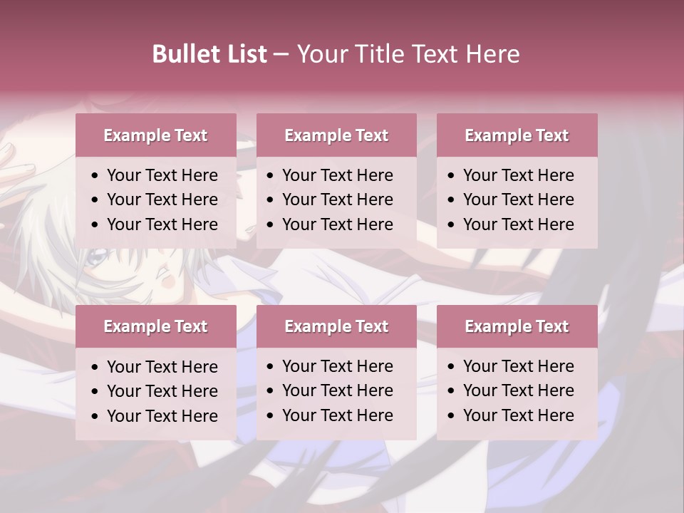 A Couple Of Anime Characters Hugging In Front Of An American Flag PowerPoint Template