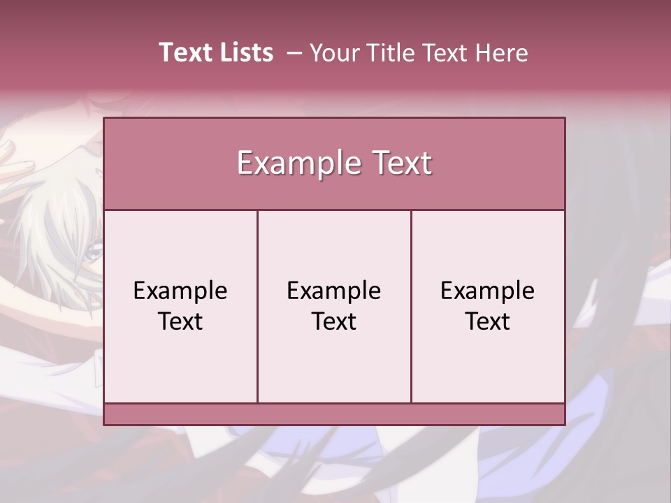 A Couple Of Anime Characters Hugging In Front Of An American Flag PowerPoint Template