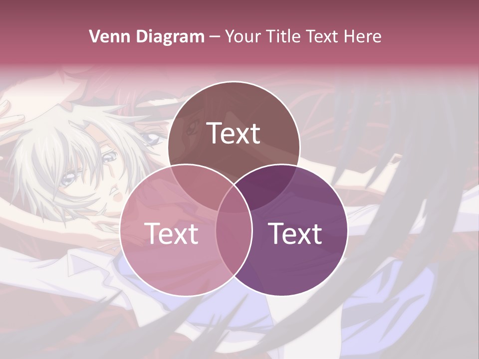 A Couple Of Anime Characters Hugging In Front Of An American Flag PowerPoint Template