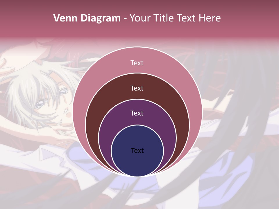 A Couple Of Anime Characters Hugging In Front Of An American Flag PowerPoint Template