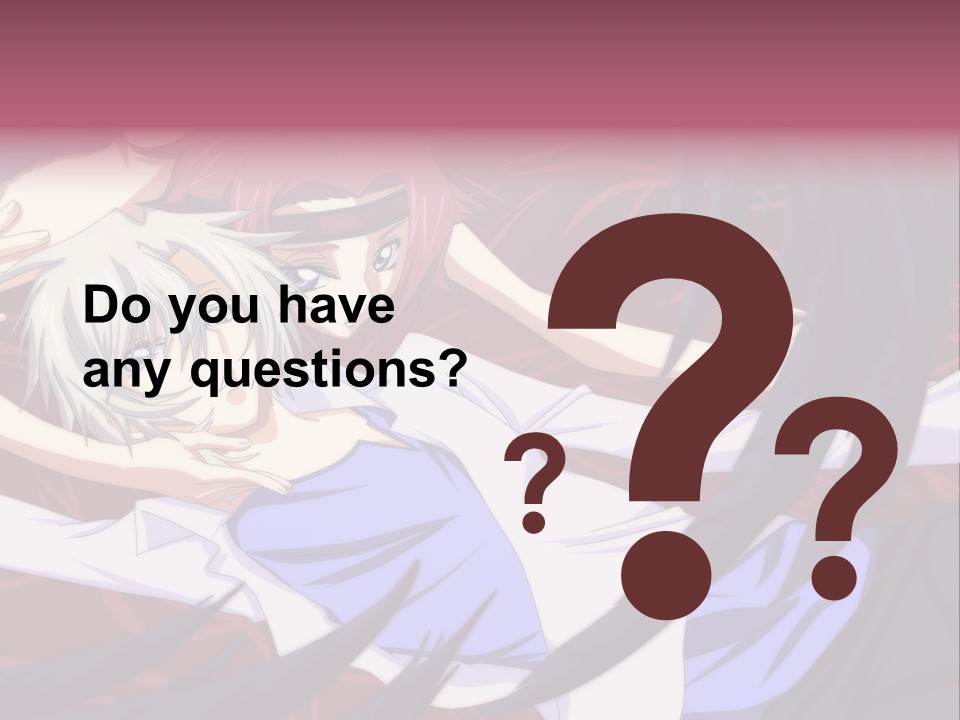 A Couple Of Anime Characters Hugging In Front Of An American Flag PowerPoint Template