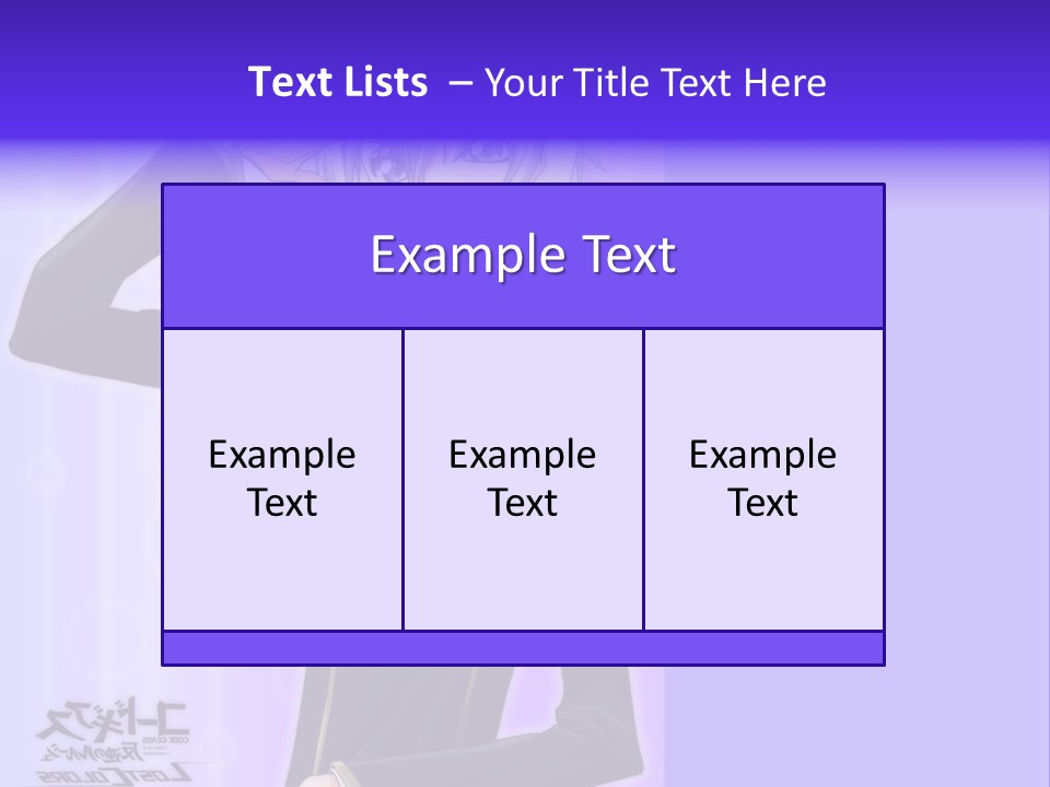 A Anime Character With White Hair And Blue Eyes PowerPoint Template