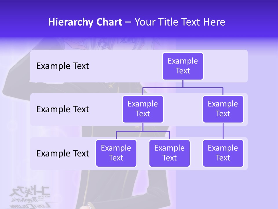 A Anime Character With White Hair And Blue Eyes PowerPoint Template