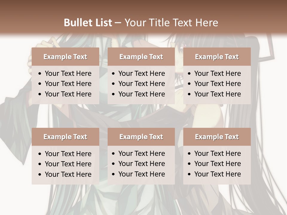 A Couple Of Anime Characters Standing Next To Each Other PowerPoint Template