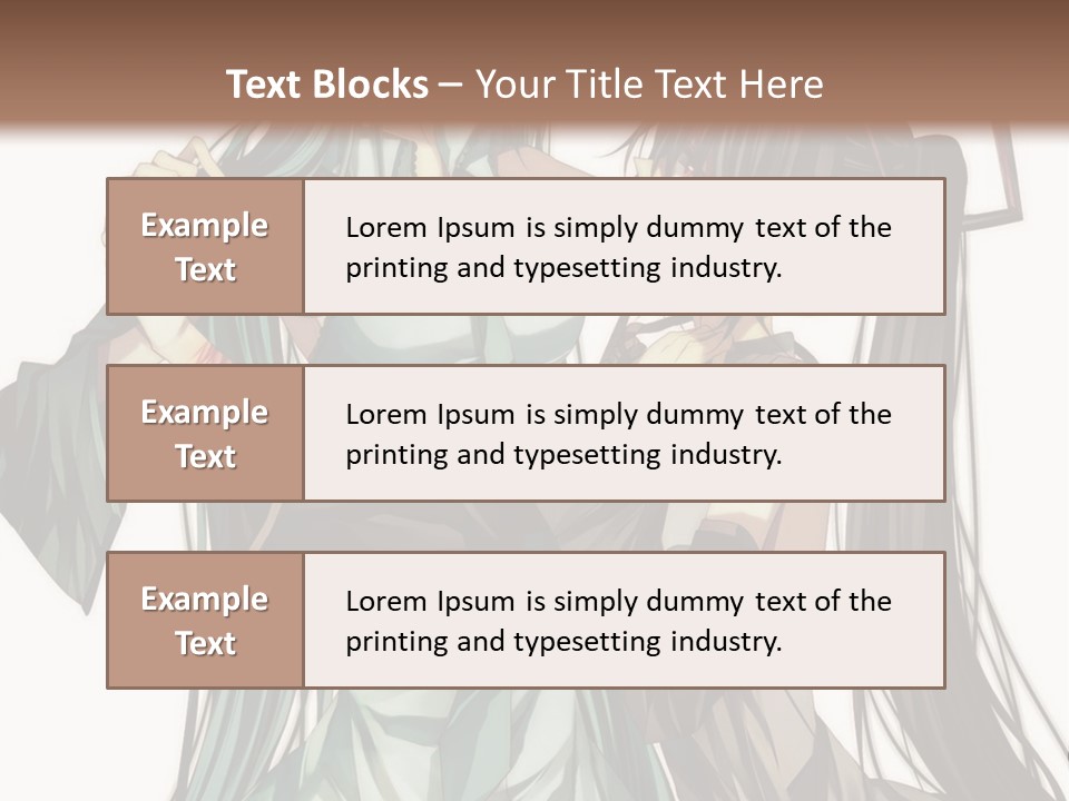 A Couple Of Anime Characters Standing Next To Each Other PowerPoint Template
