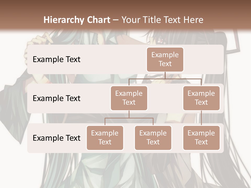 A Couple Of Anime Characters Standing Next To Each Other PowerPoint Template