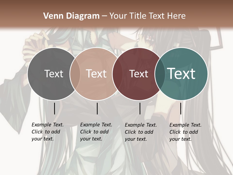 A Couple Of Anime Characters Standing Next To Each Other PowerPoint Template