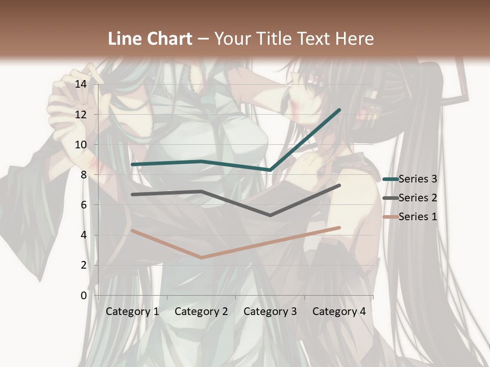 A Couple Of Anime Characters Standing Next To Each Other PowerPoint Template