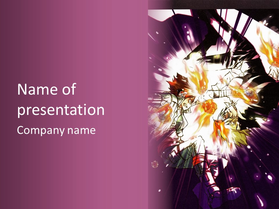 A Powerpoint Presentation With A Purple Background PowerPoint Template