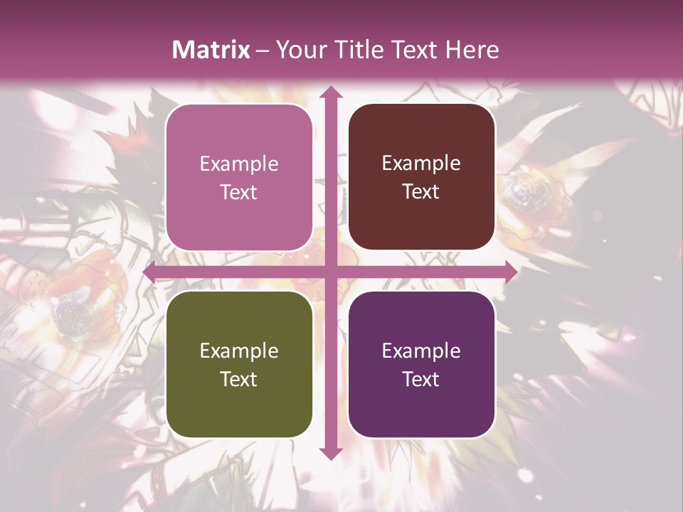 A Powerpoint Presentation With A Purple Background PowerPoint Template