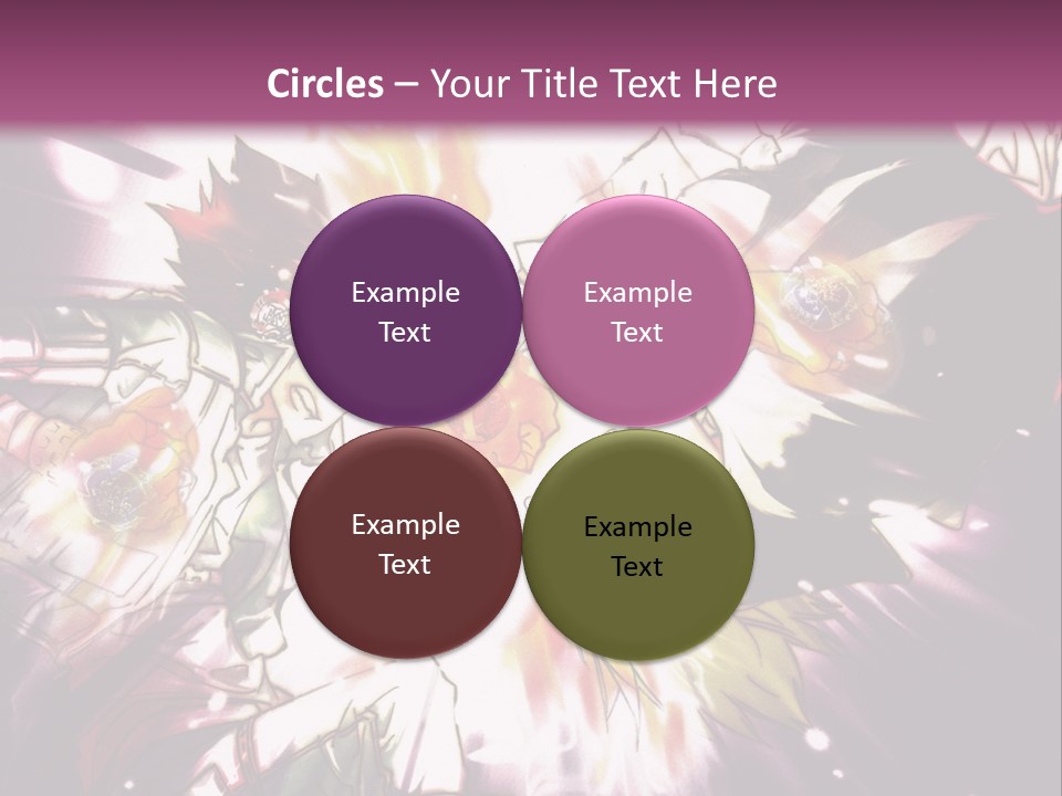 A Powerpoint Presentation With A Purple Background PowerPoint Template