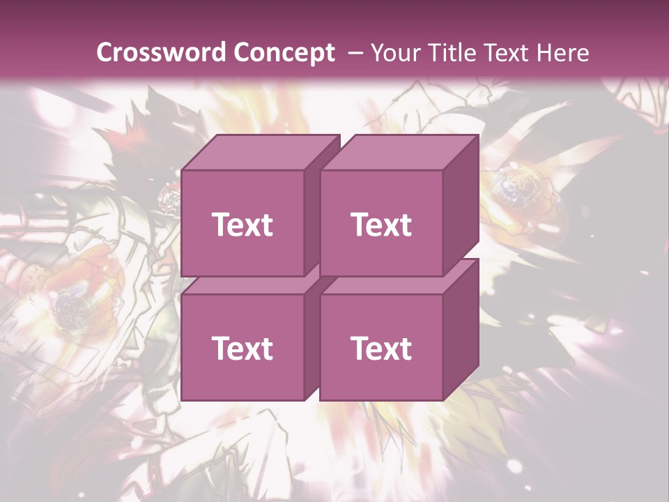 A Powerpoint Presentation With A Purple Background PowerPoint Template