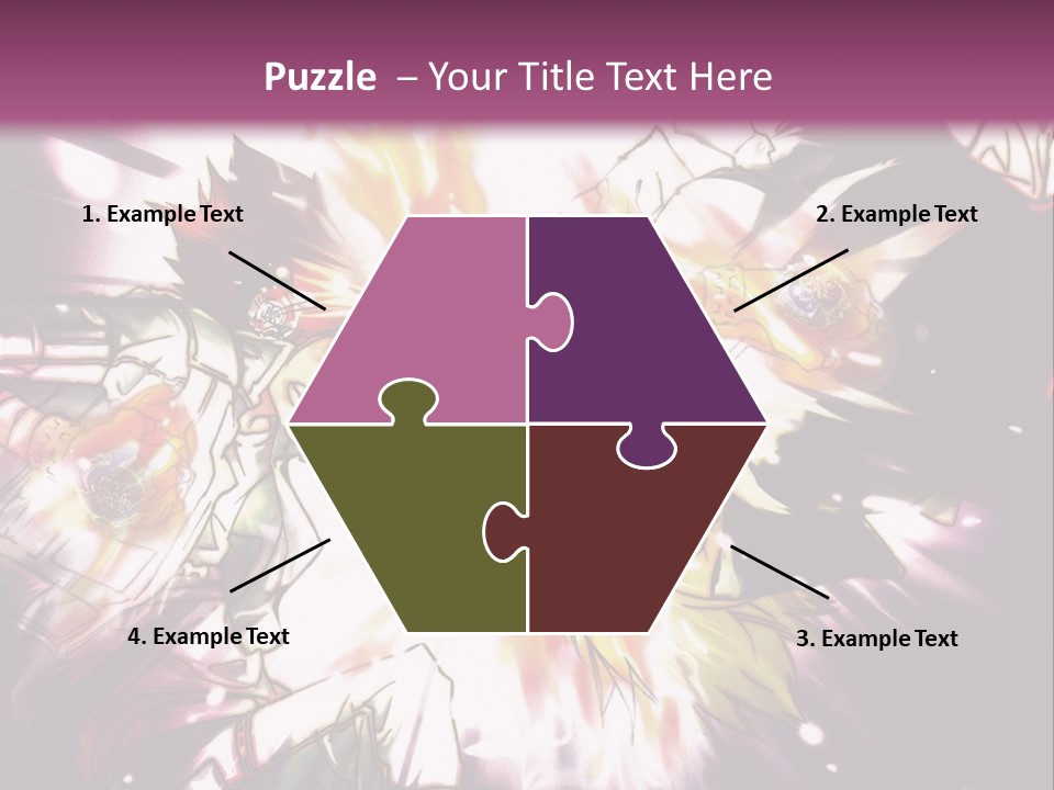 A Powerpoint Presentation With A Purple Background PowerPoint Template