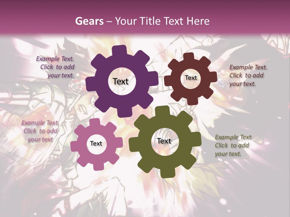 A Powerpoint Presentation With A Purple Background PowerPoint Template