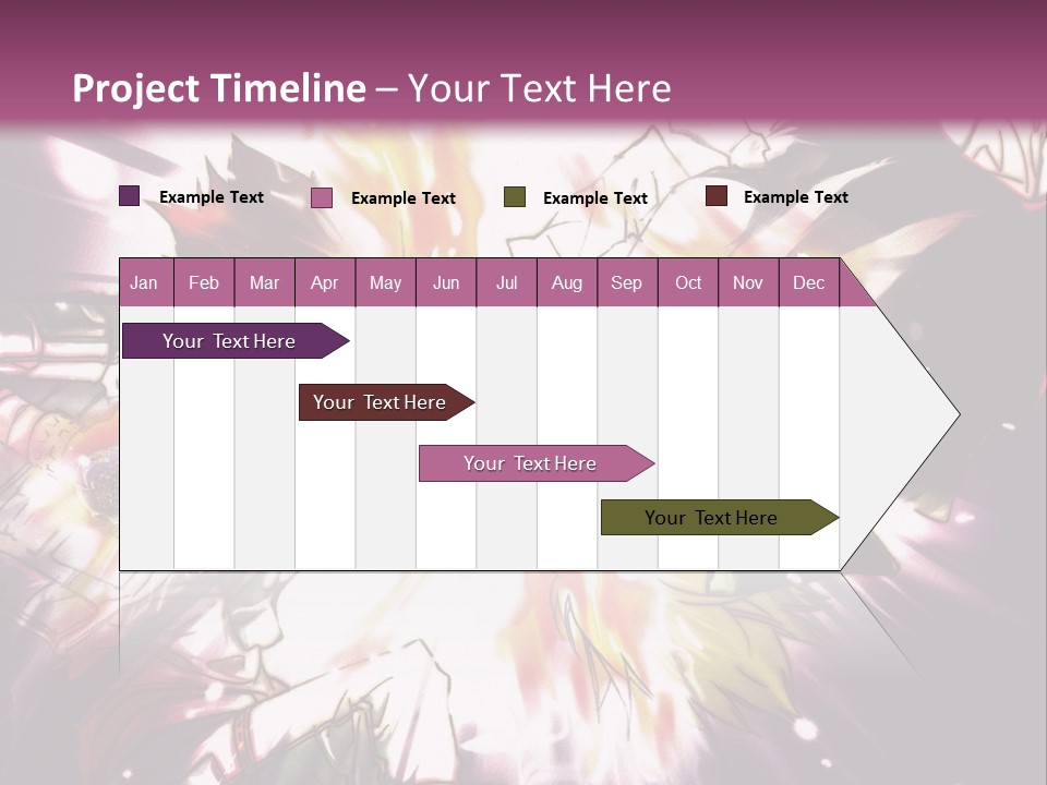 A Powerpoint Presentation With A Purple Background PowerPoint Template