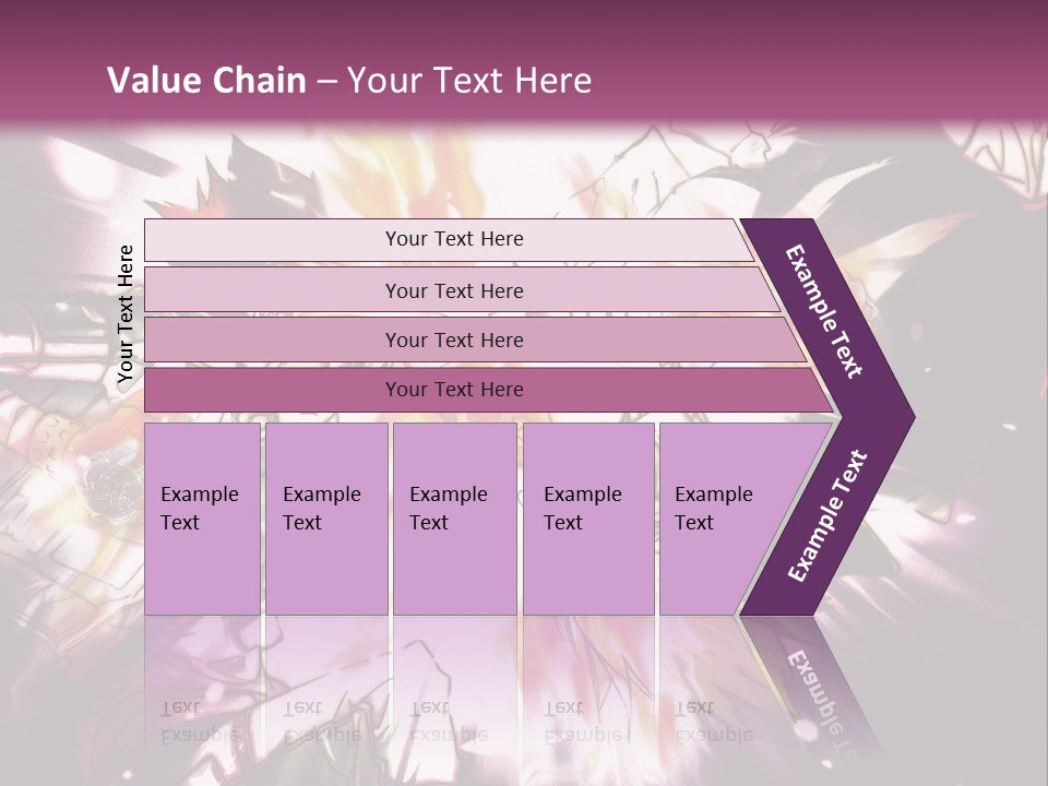 A Powerpoint Presentation With A Purple Background PowerPoint Template