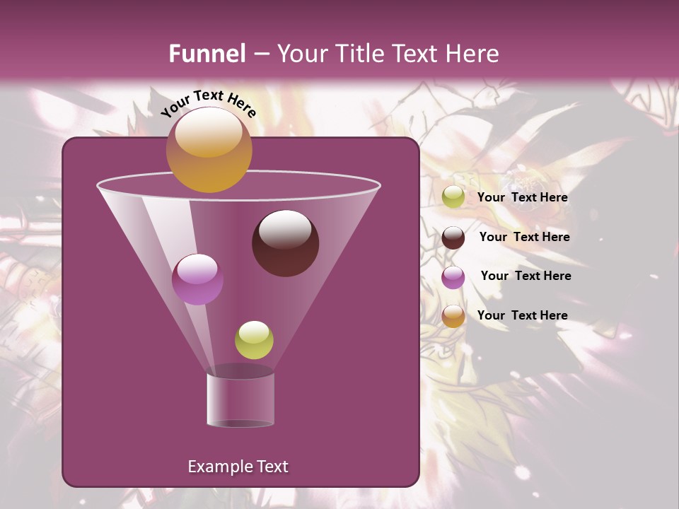 A Powerpoint Presentation With A Purple Background PowerPoint Template