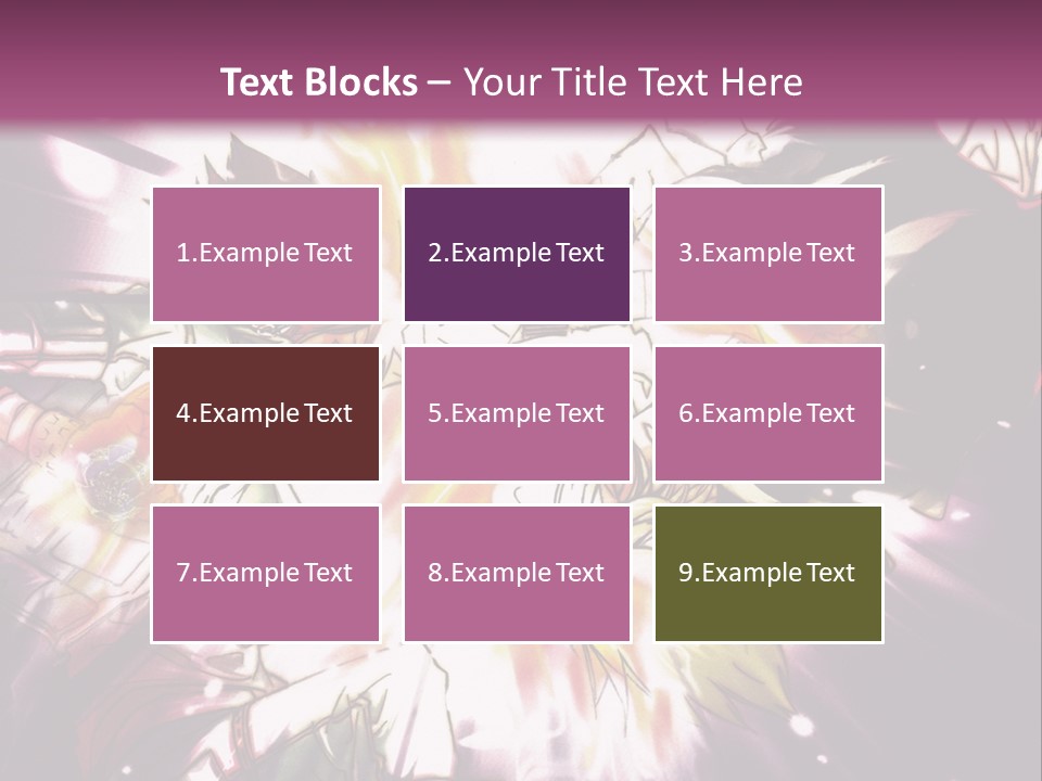 A Powerpoint Presentation With A Purple Background PowerPoint Template