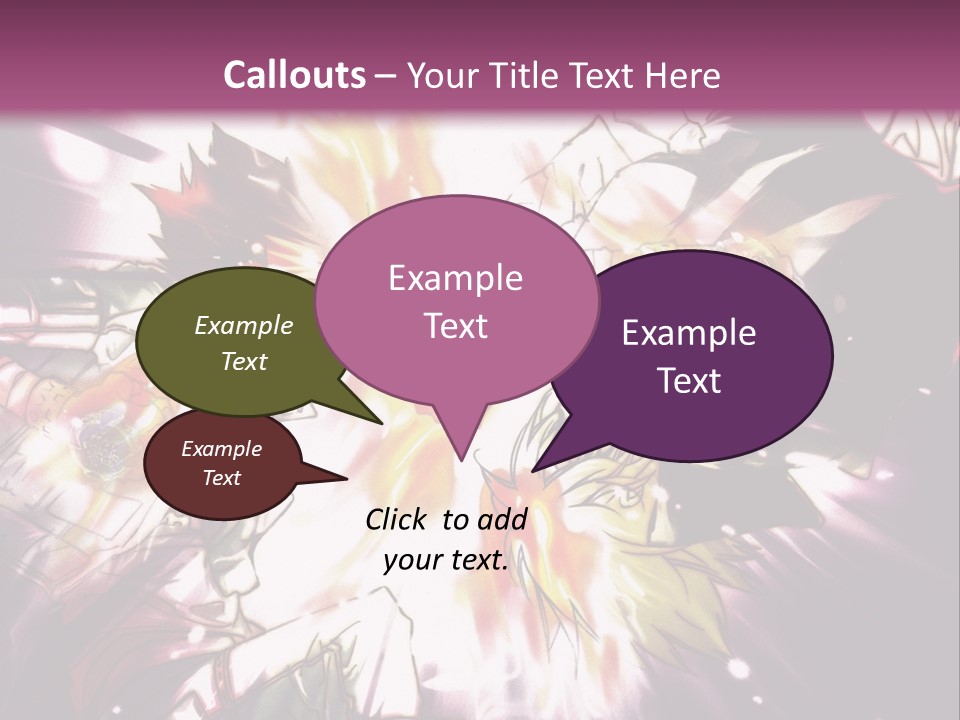 A Powerpoint Presentation With A Purple Background PowerPoint Template