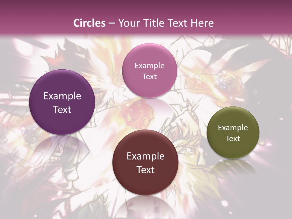 A Powerpoint Presentation With A Purple Background PowerPoint Template