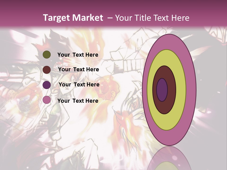 A Powerpoint Presentation With A Purple Background PowerPoint Template