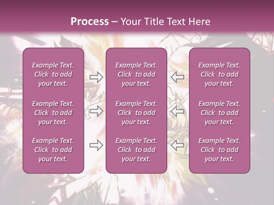 A Powerpoint Presentation With A Purple Background PowerPoint Template