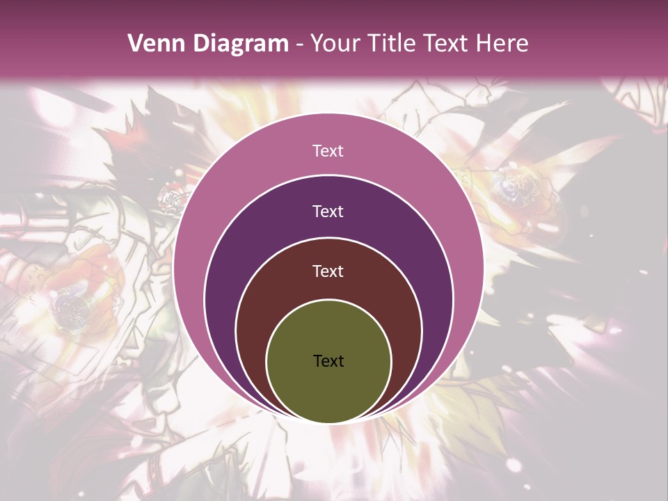 A Powerpoint Presentation With A Purple Background PowerPoint Template