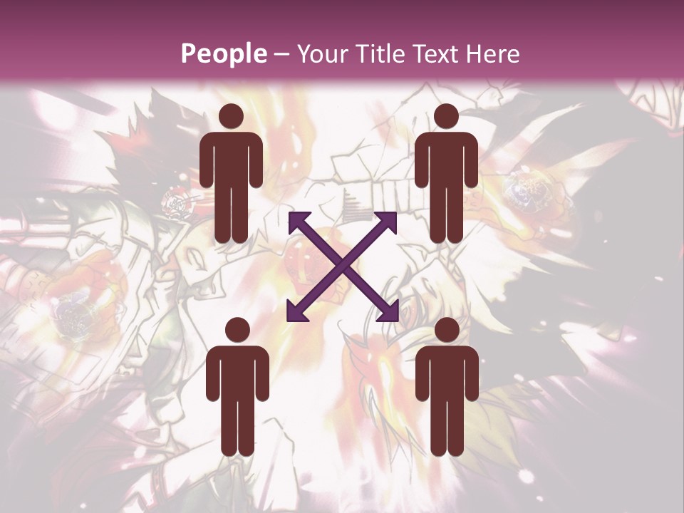 A Powerpoint Presentation With A Purple Background PowerPoint Template