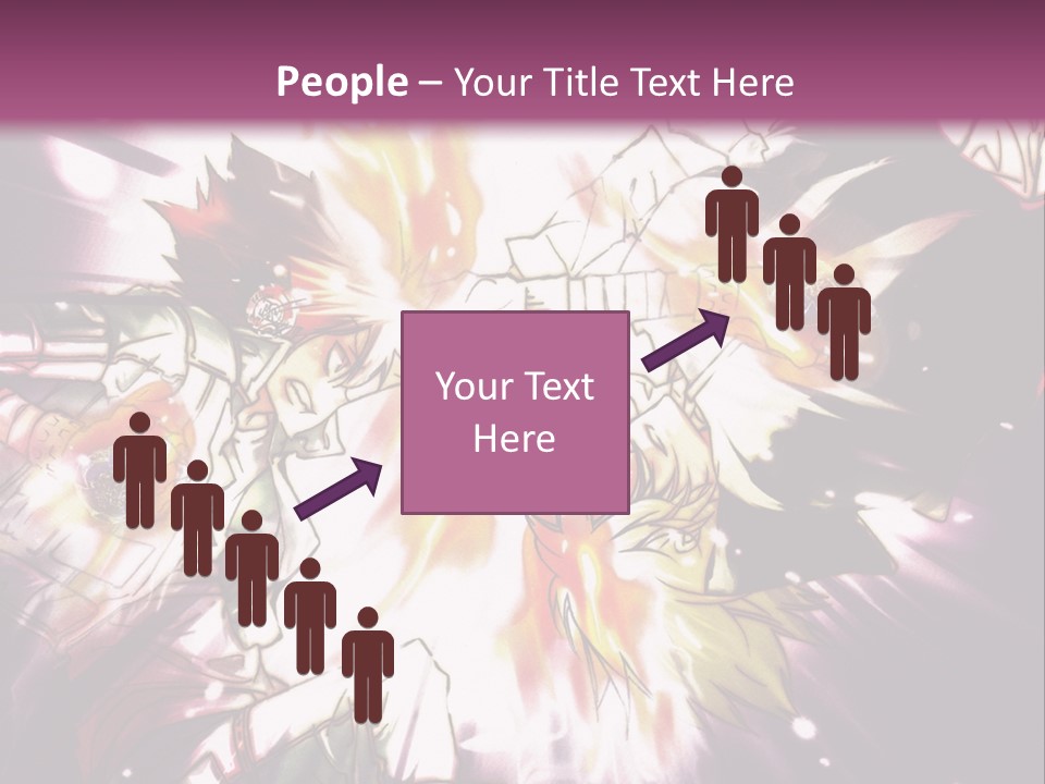 A Powerpoint Presentation With A Purple Background PowerPoint Template