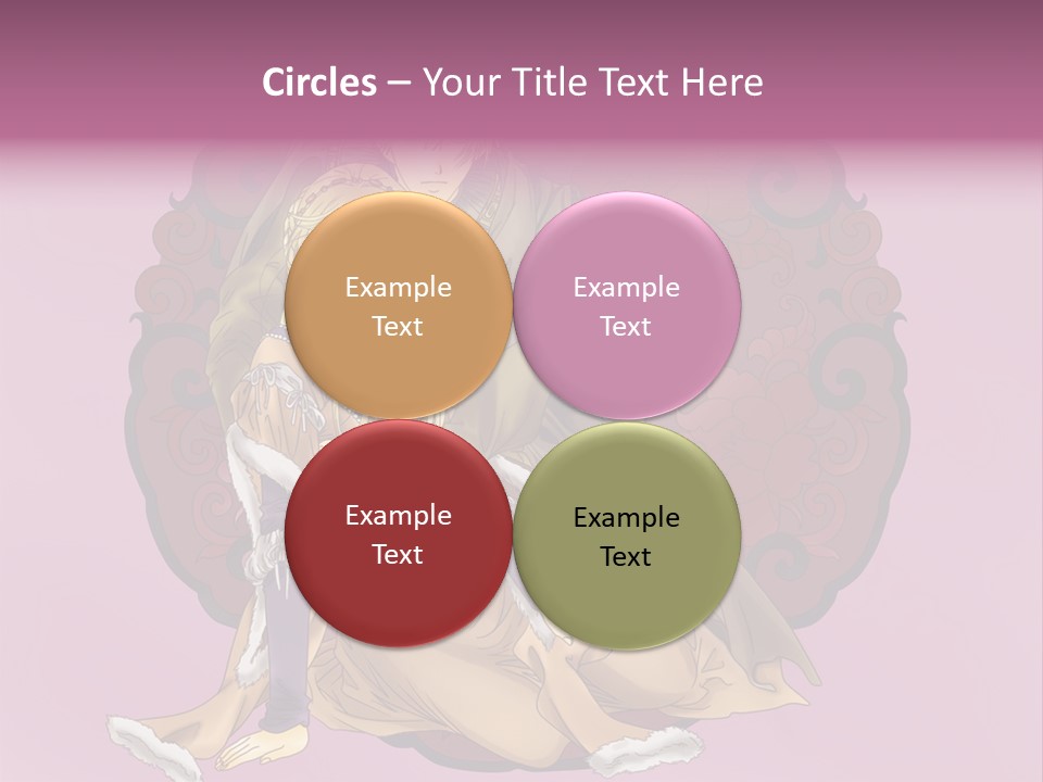 A Couple Of Anime Characters Sitting Next To Each Other PowerPoint Template