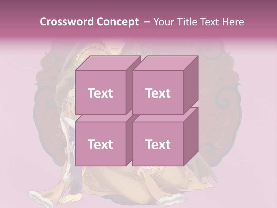 A Couple Of Anime Characters Sitting Next To Each Other PowerPoint Template